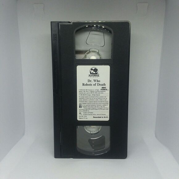 Doctor Who lot- Pyramids of Mars and The Robots of Death VHS 1998 Tested Works - Picture 4 of 6